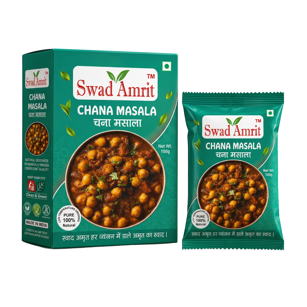 Swad Amrit Chana Masala pack