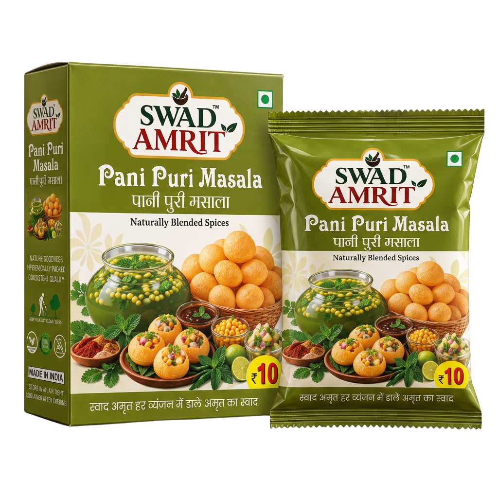 Swad Amrit Pani Puri Masala pack
